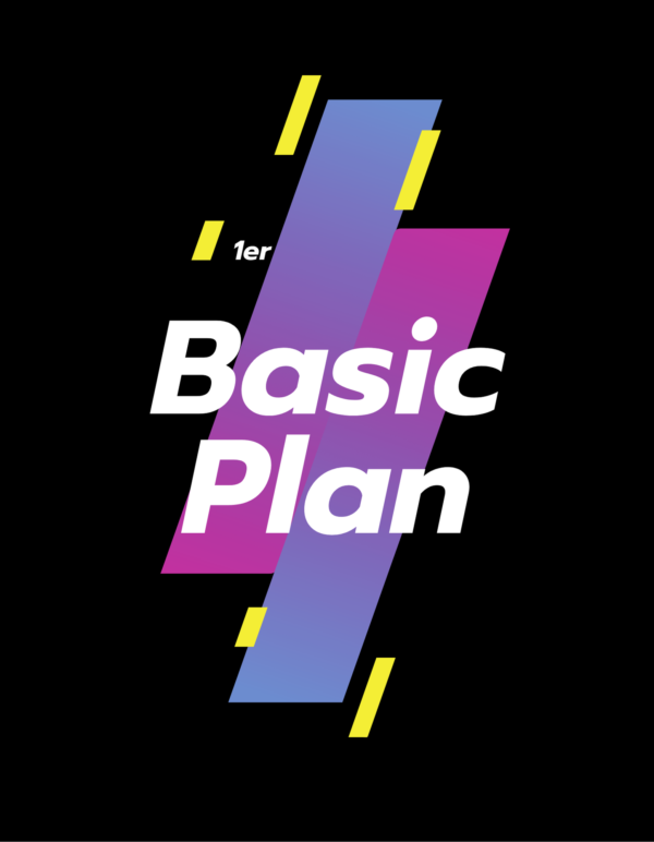 T-shirt style de vie sportif dynamique et loisirs Basic Plan